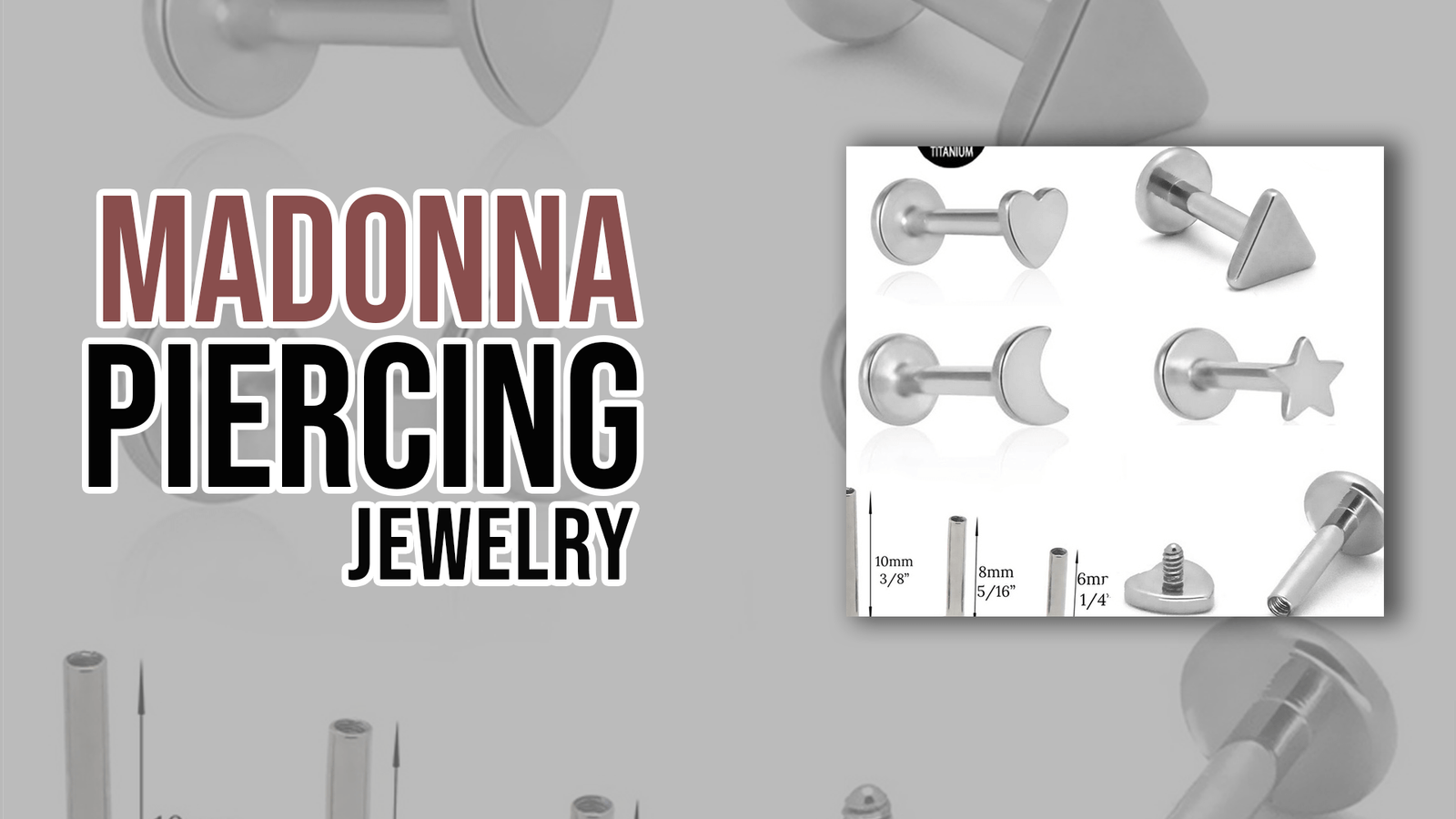 Madonna Piercing Jewelry
