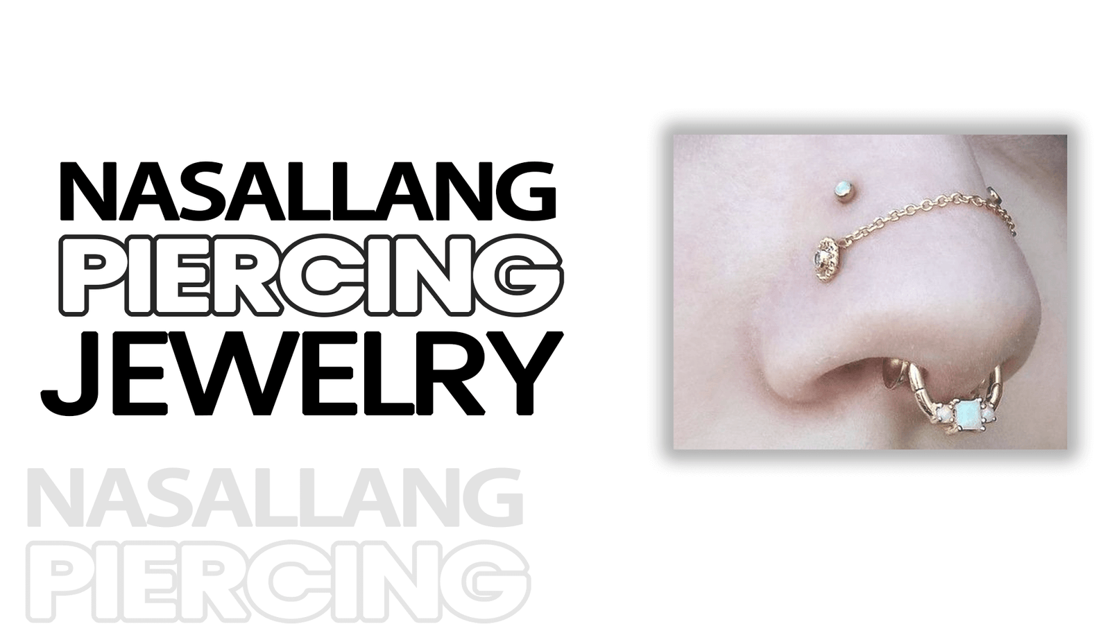 Nasallang Piercing Jewelry