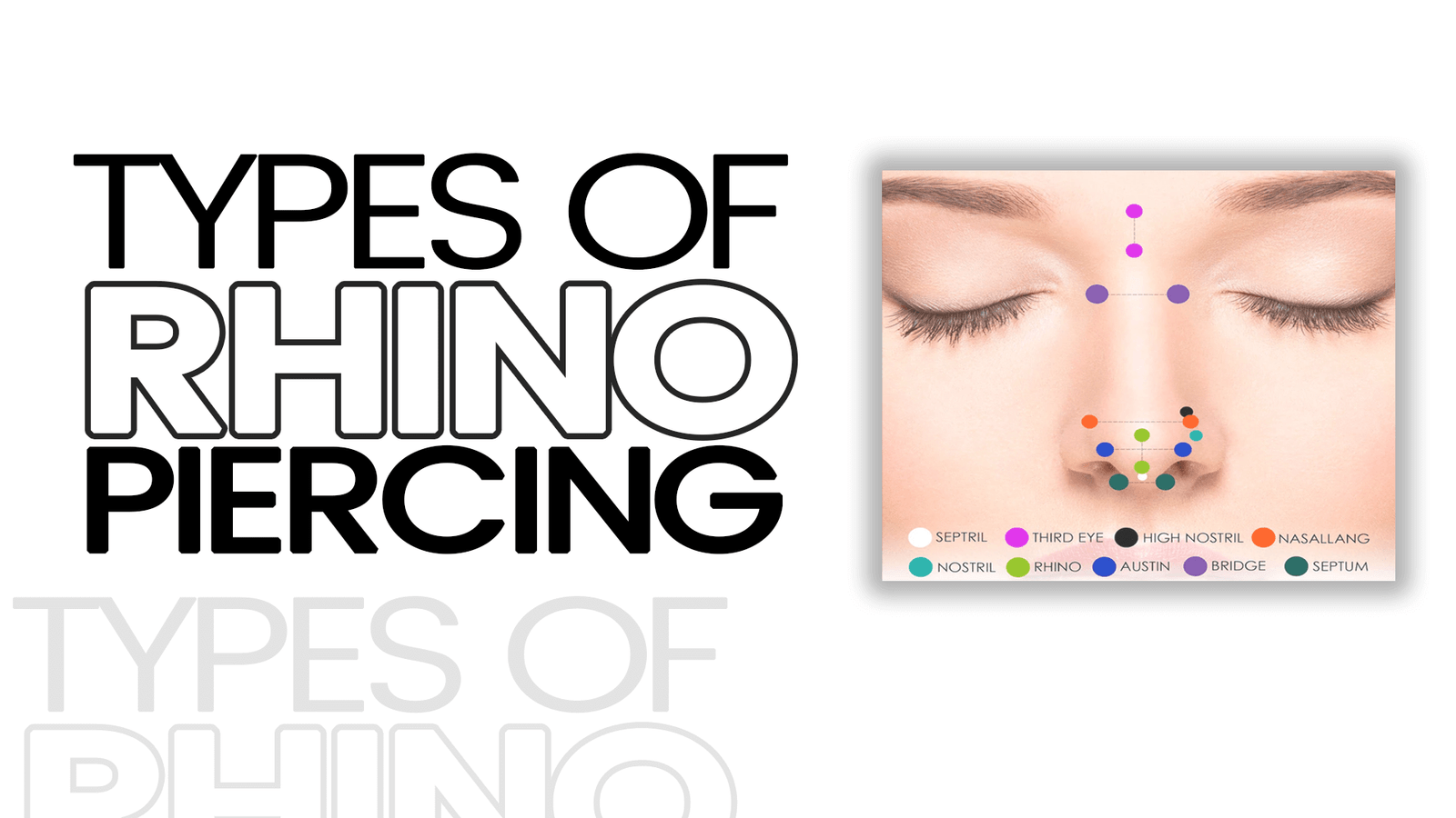 Types of Rhino Piercing